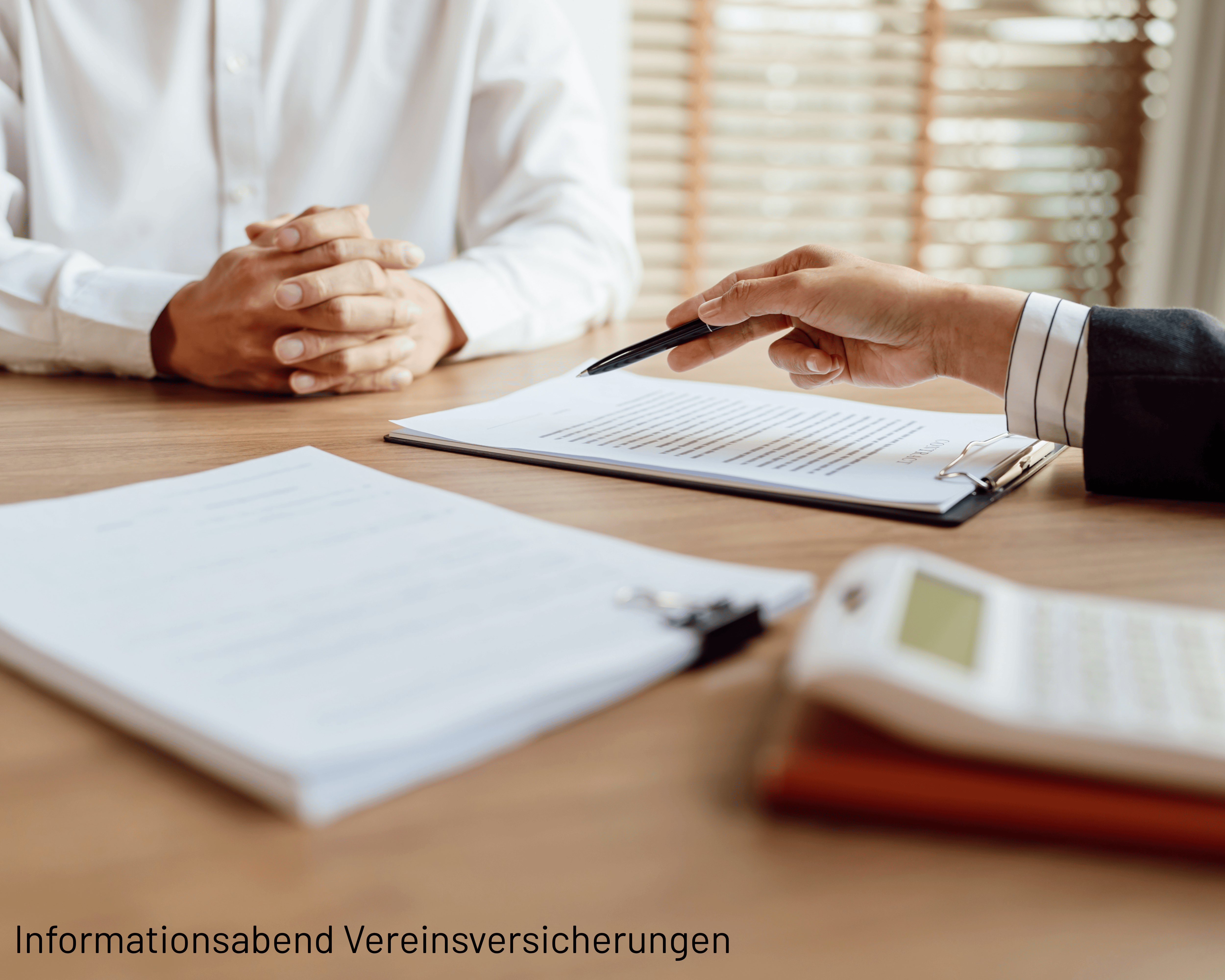 Informationsabend Vereinsversicherungen