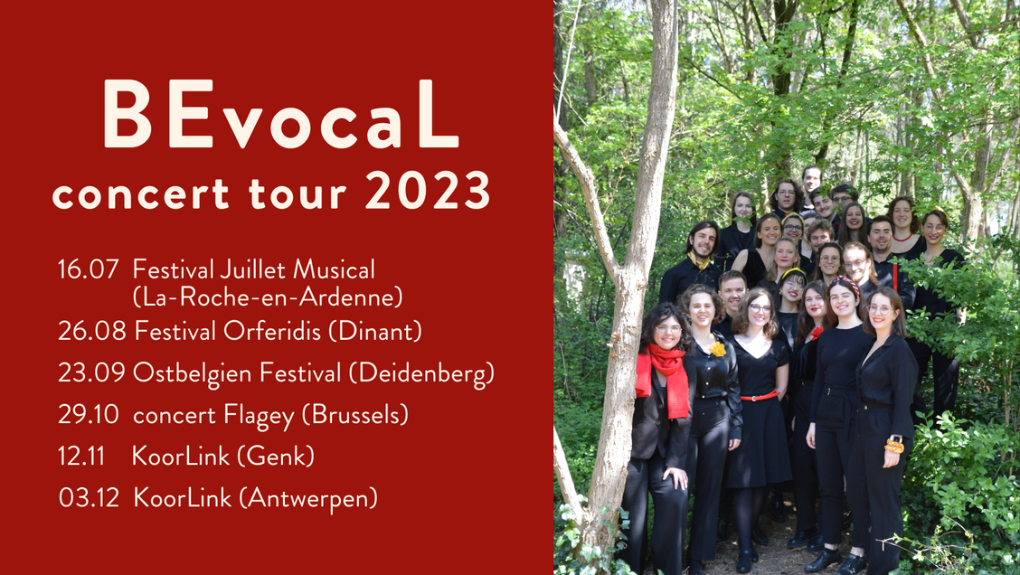 BEvocaL 2023 Concert Tour